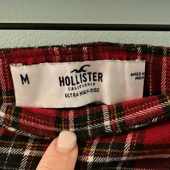 Hollister Plaid Flannel Miniskirt - M - Picture 4 of 4